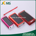 Solar Power charger 1300mah Portable solar cellphone charger for mobile Lithium Battery External Powerbank